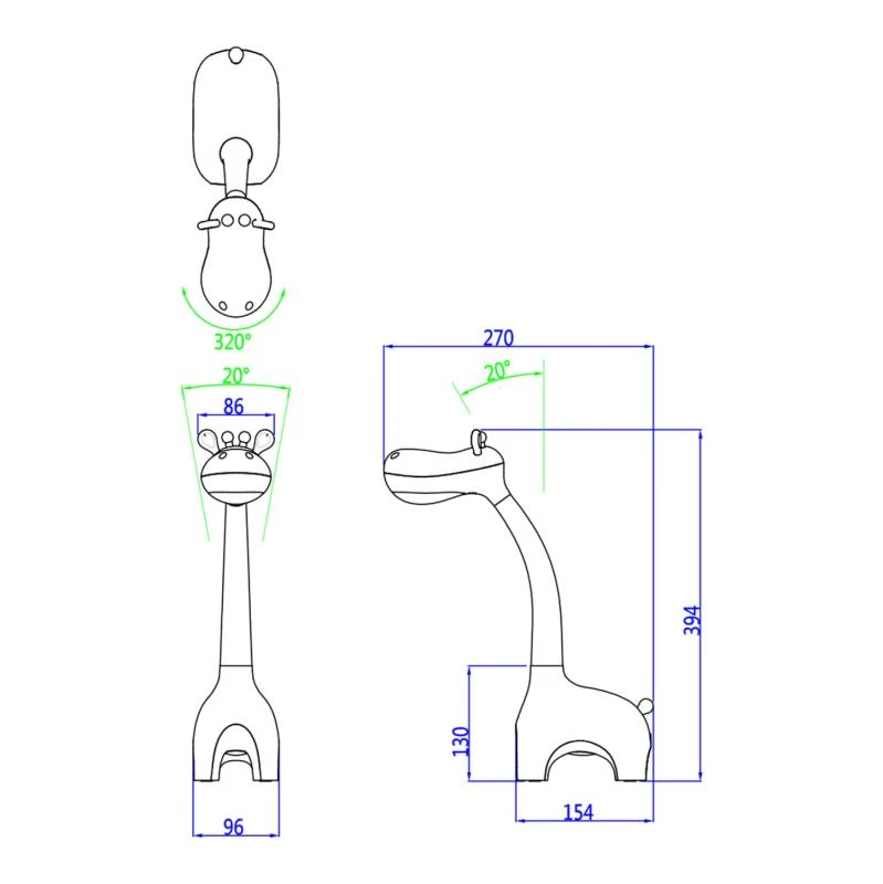 ΠΑΙΔΙΚΟ ΦΩΤΙΣΤΙΚΟ ΓΡΑΦΕΙΟΥ ΑΦΗΣ LED BADOO ΚΑΜΗΛΟΠΑΡΔΑΛΗ HM4450.04 ΚΙΤΡΙΝΟ ABS 2 ΠΑΙΔΙΚΟ ΦΩΤΙΣΤΙΚΟ ΓΡΑΦΕΙΟΥ ΑΦΗΣ LED BADOO ΚΑΜΗΛΟΠΑΡΔΑΛΗ HM4450.04 ΚΙΤΡΙΝΟ ABS - Image 2