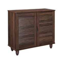 Παπουτσοθήκη 2 Πόρτες 77x33x70εκ Απόχρωση Καρυδί