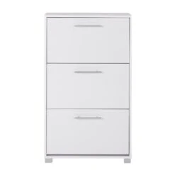 ΠΑΠΟΥΤΣΟΘΗΚΗ DAVINA ΜΕΛΑΜΙΝΗΣ 3ΘΕΣΕΩΝ HM2221.05 ΛΕΥΚΗ 62Χ24Χ110Υ εκ. -Vougioukas papoitsothiki davina melaminis 3theseon hm2221 05 leiki 62ch24ch110i ek 1 2