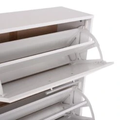 ΠΑΠΟΥΤΣΟΘΗΚΗ DAVINA ΜΕΛΑΜΙΝΗΣ 3ΘΕΣΕΩΝ HM2221.05 ΛΕΥΚΗ 62Χ24Χ110Υ εκ. -Vougioukas papoitsothiki davina melaminis 3theseon hm2221 05 leiki 62ch24ch110i ek 1 4