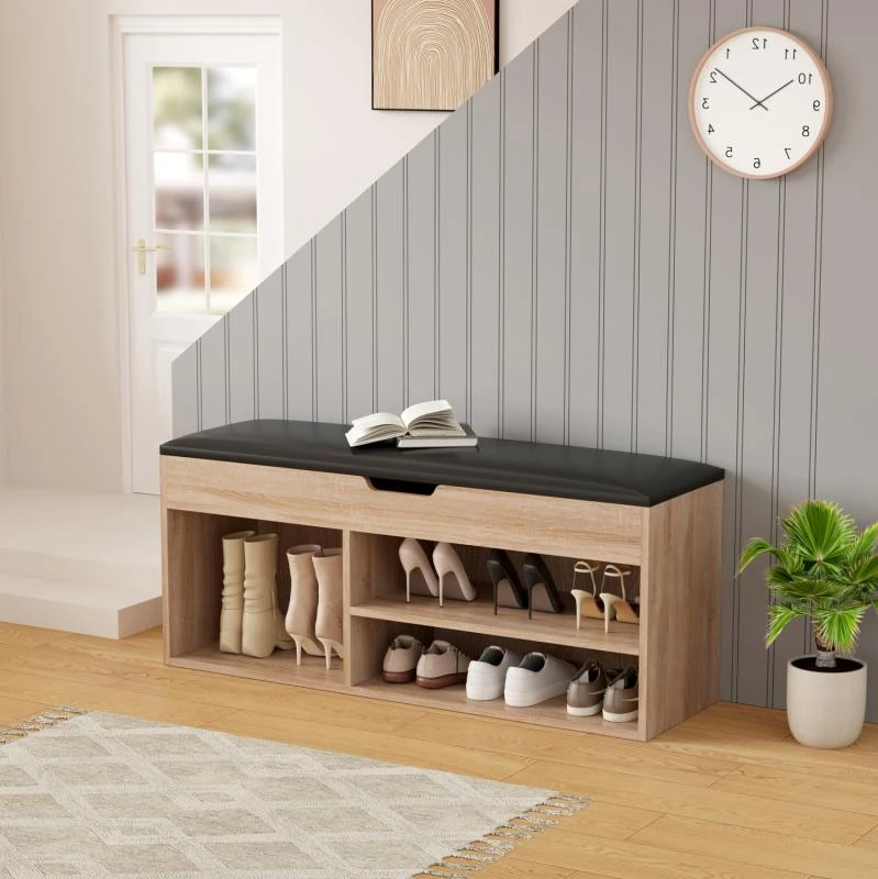 ΠΑΠΟΥΤΣΟΘΗΚΗ ΜΕ ΚΑΘΙΣΜΑ ROMIR HM2478.01 ΜΕΛΑΜΙΝΗ ΣΟΝΑΜΑ-ΚΑΘΙΣΜΑ PU ΚΑΦΕ 100x30x44Υ 3 ΠΑΠΟΥΤΣΟΘΗΚΗ ΜΕ ΚΑΘΙΣΜΑ ROMIR HM2478.01 ΜΕΛΑΜΙΝΗ ΣΟΝΑΜΑ-ΚΑΘΙΣΜΑ PU ΚΑΦΕ 100x30x44Υ - Image 3