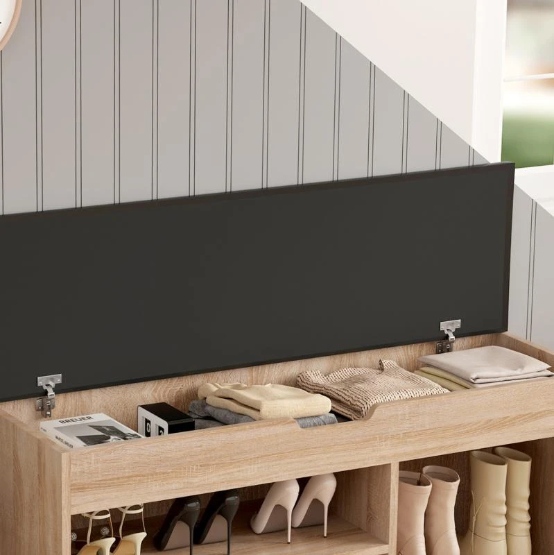 ΠΑΠΟΥΤΣΟΘΗΚΗ ΜΕ ΚΑΘΙΣΜΑ ROMIR HM2478.01 ΜΕΛΑΜΙΝΗ ΣΟΝΑΜΑ-ΚΑΘΙΣΜΑ PU ΚΑΦΕ 100x30x44Υ 6 ΠΑΠΟΥΤΣΟΘΗΚΗ ΜΕ ΚΑΘΙΣΜΑ ROMIR HM2478.01 ΜΕΛΑΜΙΝΗ ΣΟΝΑΜΑ-ΚΑΘΙΣΜΑ PU ΚΑΦΕ 100x30x44Υ - Image 6