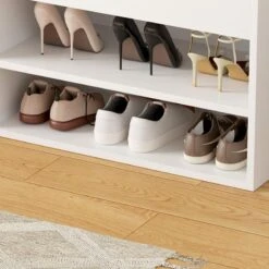 ΠΑΠΟΥΤΣΟΘΗΚΗ ΜΕ ΚΑΘΙΣΜΑ ROMIR HM2478.03 ΜΕΛΑΜΙΝΗ ΛΕΥΚΗ-KΑΘΙΣΜΑ PU ΛΕΥΚΟ 100x30x44Υ -Vougioukas papoitsothiki me kathisma romir hm2478 03 melamini leiki kathisma pu leiko 100 30 44i 6