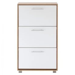 ΠΑΠΟΥΤΣΟΘΗΚΗ ΜΕΛΑΜΙΝΗΣ DAVINA 3ΘΕΣΕΩΝ HM2221.06 SONAMA-ΛΕΥΚΗ 62Χ24Χ110Υ εκ. -Vougioukas papoitsothiki melaminis davina 3theseon hm2221 06 sonama leiki 62ch24ch110i ek 1 3