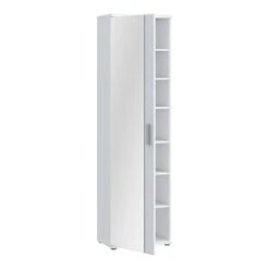 Παπουτσοθήκη-Ντουλάπα Cabino Pakoworld μελαμίνη σε λευκή απόχρωση 50.2x34.8x179εκ -Vougioukas papoitsothiki ntoilapa cabino pakoworld melamini se leiki apochrosi 50 2 34 8 179ek 3