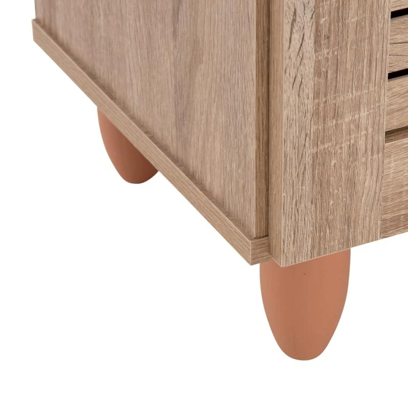 ΠΑΠΟΥΤΣΟΘΗΚΗ-ΝΤΟΥΛΑΠΑ PROLLY HM9609.02 ΜΕΛΑΜΙΝΗ SONAMΑ-3ΠΟΡΤΕΣ-4ΡΑΦΙΑ 87x32x88Υεκ. 9 ΠΑΠΟΥΤΣΟΘΗΚΗ-ΝΤΟΥΛΑΠΑ PROLLY HM9609.02 ΜΕΛΑΜΙΝΗ SONAMΑ-3ΠΟΡΤΕΣ-4ΡΑΦΙΑ 87x32x88Υεκ. - Image 9