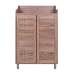 ΠΑΠΟΥΤΣΟΘΗΚΗ-ΝΤΟΥΛΑΠΙ KAILENA ΞΥΛΙΝΗ HM2230.02 SONAMA 77X40,5X122εκ. -Vougioukas papoitsothiki ntoilapi kailena ksilini hm2230 02 sonama 77 405 122ek 1 2