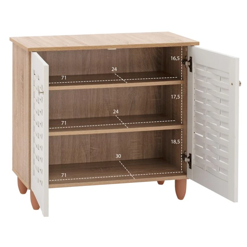 ΠΑΠΟΥΤΣΟΘΗΚΗ-ΝΤΟΥΛΑΠΙ ΞΥΛΙΝΗ HM2208.06 SONAMΑ ΛΕΥΚΗ 77Χ34Χ67,5 εκ. 1 ΠΑΠΟΥΤΣΟΘΗΚΗ-ΝΤΟΥΛΑΠΙ ΞΥΛΙΝΗ HM2208.06 SONAMΑ ΛΕΥΚΗ 77Χ34Χ67,5 εκ.