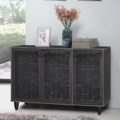 Παπουτσοθήκη-ντουλάπι Ronan Pakoworld χρώμα Wenge 105x35x66εκ -Vougioukas papoitsothiki ntoilapi ronan pakoworld chroma wenge 105 35 66ek 2