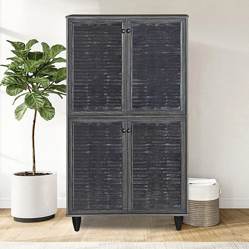 Παπουτσοθήκη-ντουλάπι Ronan Pakoworld χρώμα Wenge 70.5x35x122εκ 2 Παπουτσοθήκη-ντουλάπι Ronan Pakoworld χρώμα Wenge 70.5x35x122εκ - Image 2