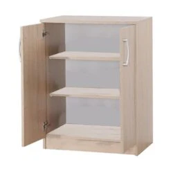 Παπουτσοθήκη-ντουλάπι Shordo Pakoworld μελαμίνη σε φυσικό χρώμα 60x40.5x80εκ