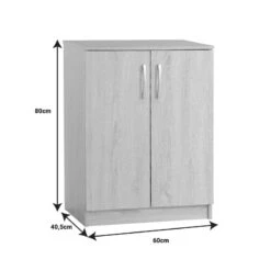 Παπουτσοθήκη-ντουλάπι Shordo Pakoworld μελαμίνη σε φυσικό χρώμα 60x40.5x80εκ -Vougioukas papoitsothiki ntoilapi shordo pakoworld melamini se phisiko chroma 60 40 5 80ek 3