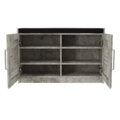 Παπουτσοθήκη-Σκαμπό Crispy Pakoworld 9 ζεύγων χρώμα Antique ανθρακί με μαξιλάρι 94x34,5x60εκ 7 Παπουτσοθήκη-Σκαμπό Crispy Pakoworld 9 ζεύγων χρώμα Antique ανθρακί με μαξιλάρι 94x34,5x60εκ -Vougioukas papoitsothiki skampo crispy pakoworld 9 zeigon chroma antique anthraki me maksilari 94 345 60ek 2