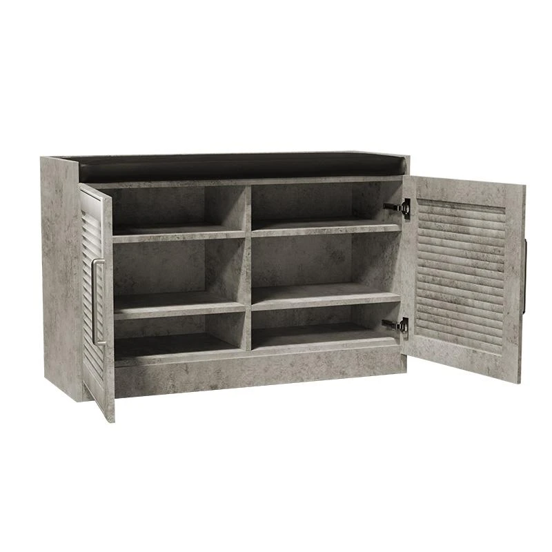 Παπουτσοθήκη-Σκαμπό Crispy Pakoworld 9 ζεύγων χρώμα Antique ανθρακί με μαξιλάρι 94x34,5x60εκ 4 Παπουτσοθήκη-Σκαμπό Crispy Pakoworld 9 ζεύγων χρώμα Antique ανθρακί με μαξιλάρι 94x34,5x60εκ - Image 4