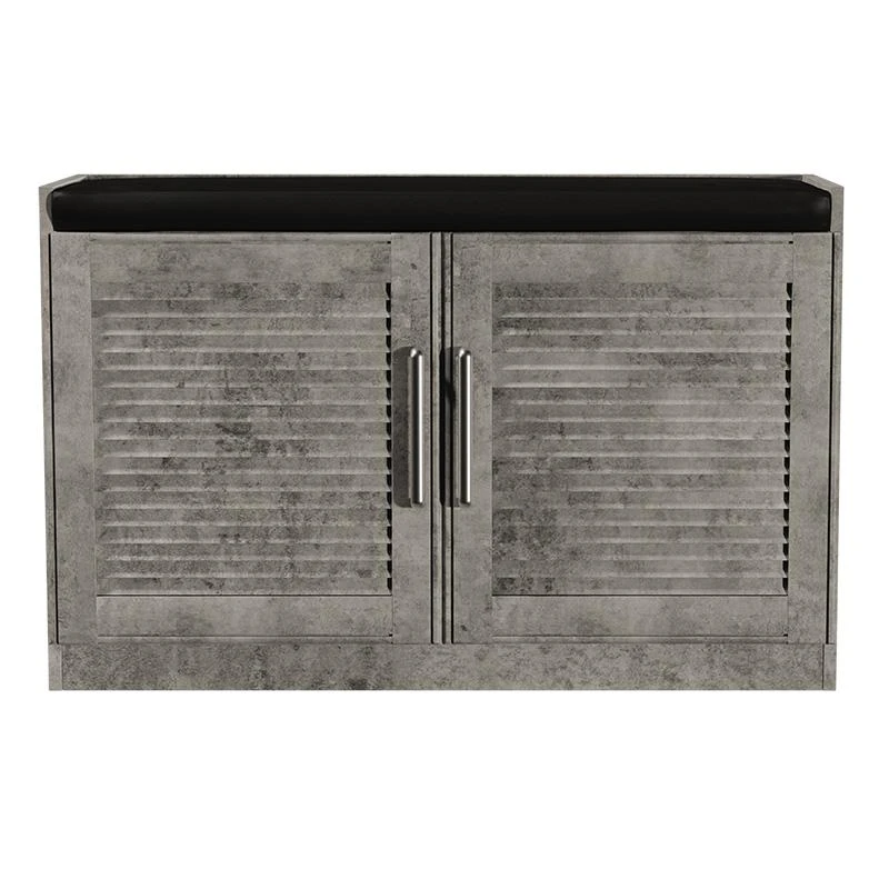 Παπουτσοθήκη-Σκαμπό Crispy Pakoworld 9 ζεύγων χρώμα Antique ανθρακί με μαξιλάρι 94x34,5x60εκ 5 Παπουτσοθήκη-Σκαμπό Crispy Pakoworld 9 ζεύγων χρώμα Antique ανθρακί με μαξιλάρι 94x34,5x60εκ - Image 5