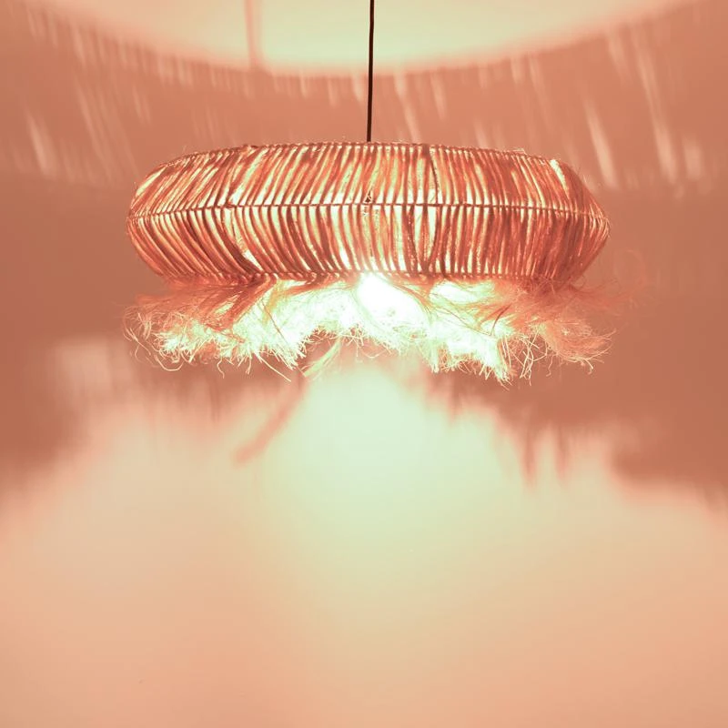 Φωτιστικό οροφής Coanze Inart Abaca ξύλο σε φυσικό χρώμα Φ65x35εκ 1 Φωτιστικό οροφής Coanze Inart Abaca ξύλο σε φυσικό χρώμα Φ65x35εκ