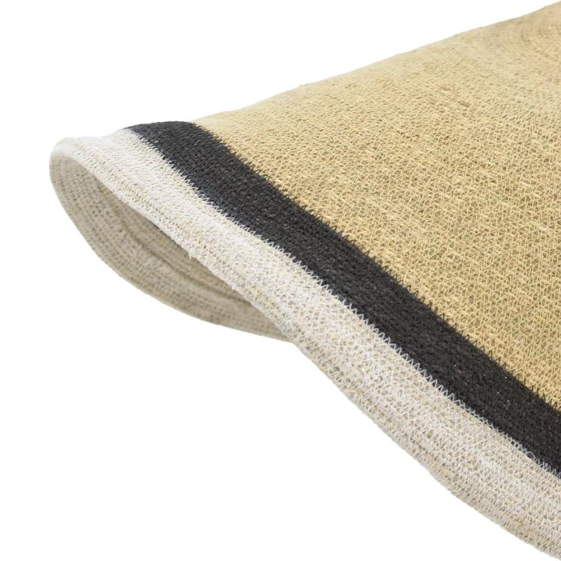 Φωτιστικό οροφής Hatchie Inart φυσικό-μαύρο-λευκό ψάθα-μέταλλο Φ100x133εκ 4 Φωτιστικό οροφής Hatchie Inart φυσικό-μαύρο-λευκό ψάθα-μέταλλο Φ100x133εκ - Image 4