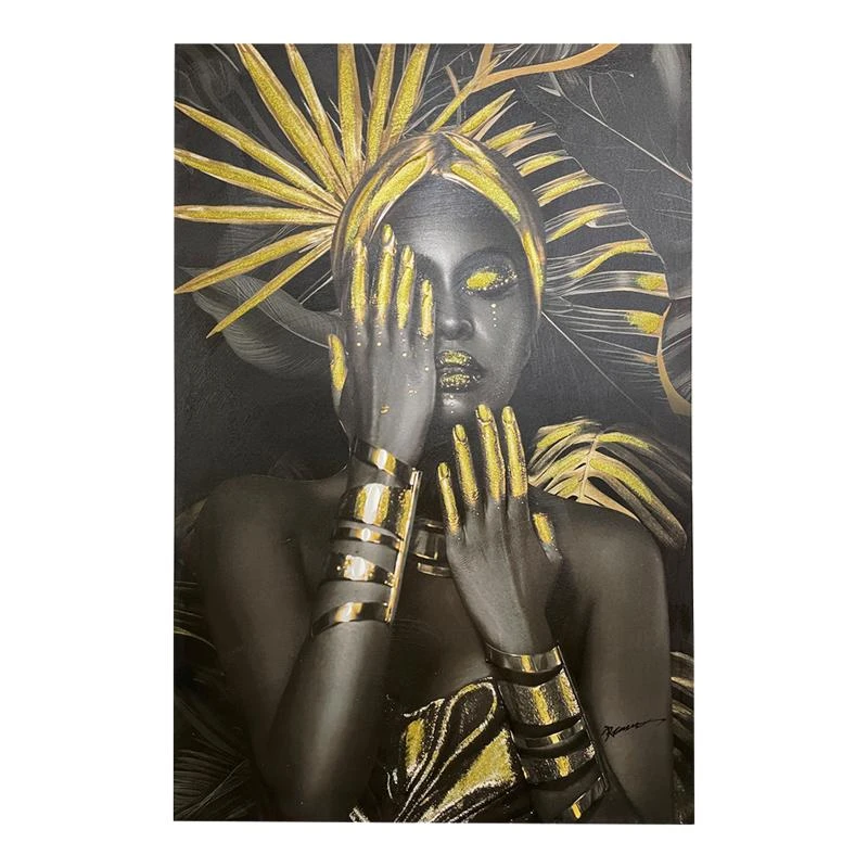 Πίνακας σε καμβά Umone Inart 80x3x120εκ 2 Πίνακας σε καμβά Umone Inart 80x3x120εκ - Image 2