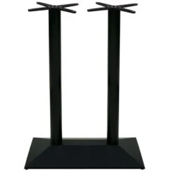 ΠΥΡΑΜΙΔΑ Βάση Τραπεζιού BAR Μακρόστενη 73x40x108εκ Μαντέμι Μαύρο (16,00kg)