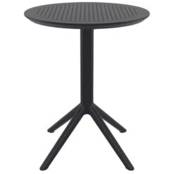 Sky Τραπέζι Κήπου Πολυπροπυλενίου Πτυσσόμενο Φ60x74εκ -Vougioukas plastika trapezia kipou 15