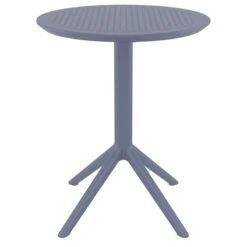 Sky Τραπέζι Κήπου Πολυπροπυλενίου Πτυσσόμενο Φ60x74εκ -Vougioukas plastika trapezia kipou 16