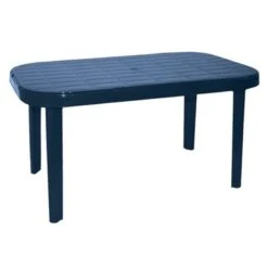 Μύκονος Τραπέζι Κήπου Πλαστικό 140x85x73εκ