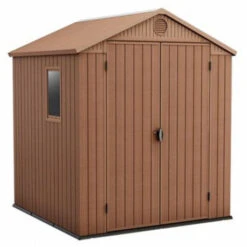 Darwin 6x8 Πλαστική Αποθήκη Κήπου 190x244x221εκ