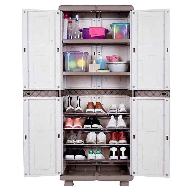 Λητώ Πλαστική Παπουτσοθήκη Δίφυλλη 73x44x179εκ 2 Λητώ Πλαστική Παπουτσοθήκη Δίφυλλη 73x44x179εκ - Image 2