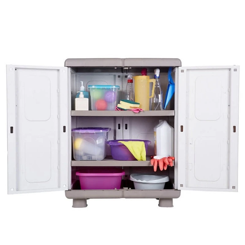 Ήβη Πλαστικό Ντουλάπι Δίφυλλο 73x44x96εκ 2 Ήβη Πλαστικό Ντουλάπι Δίφυλλο 73x44x96εκ - Image 2