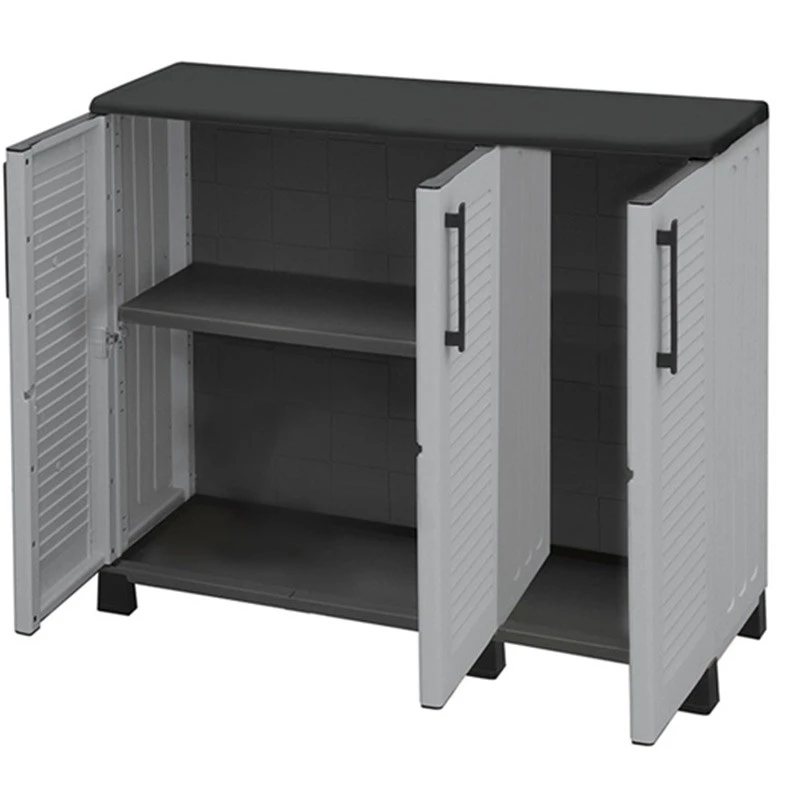 Πλαστικό Ντουλάπι Τρίφυλλο 102x37x90εκ 2 Πλαστικό Ντουλάπι Τρίφυλλο 102x37x90εκ - Image 2