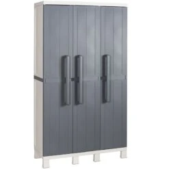 Anniversary Midi Πλαστική Ντουλάπα Τρίφυλλη 97x37x173εκ