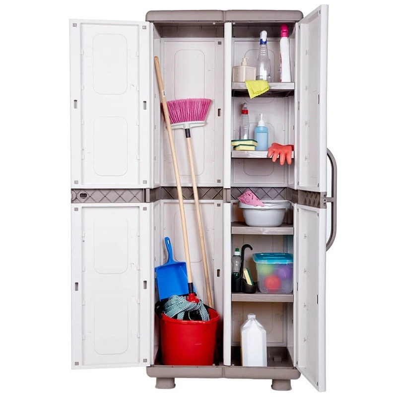 Άρια Πλαστική Ντουλάπα Χώρισμα Δίφυλλη 73x44x179εκ 2 Άρια Πλαστική Ντουλάπα Χώρισμα Δίφυλλη 73x44x179εκ - Image 2