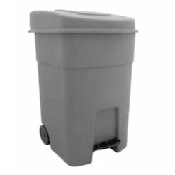 Πλαστικός Κάδος Απορριμάτων Με Πεντάλ 80lt 40x48x60εκ -Vougioukas plastikoi kadoi aporrimatwn skoupidiwn 2