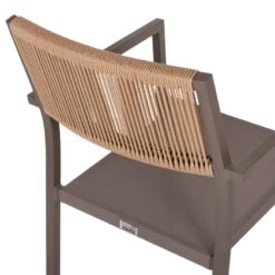 ΠΟΛΥΘΡΟΝΑ ΑΛΟΥΜΙΝΙΟΥ ΕΠΑΓΓΕΛΜΑΤΙΚΗ ΣΑΜΠΑΝΙΖΕ ME RATTAN ΠΛΑΤΗ HM5893.03 55,5x58,5x83 εκ. -Vougioukas polithrona aloiminioi epaggelmatiki sampanize me rattan plati hm5893 03 555 585 83 ek 1 8