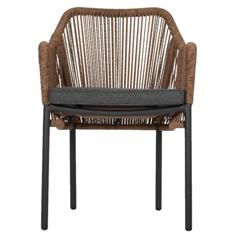 ΠΟΛΥΘΡΟΝΑ ΑΛΟΥΜΙΝΙΟΥ ΓΚΡΙ ΜΕ ΣΧΟΙΝΙ WICKER PE 56x66x79Yεκ. HM5855.03 3 ΠΟΛΥΘΡΟΝΑ ΑΛΟΥΜΙΝΙΟΥ ΓΚΡΙ ΜΕ ΣΧΟΙΝΙ WICKER PE 56x66x79Yεκ. HM5855.03 - Image 3