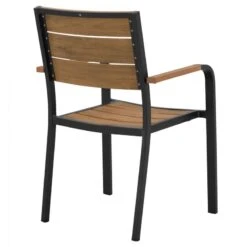 ΠΟΛΥΘΡΟΝΑ ΑΛΟΥΜΙΝΙΟΥ SAGA ΑΝΘΡΑΚΙ ΜΕ POLYWOOD HM5127.02 55x56x85Υεκ. -Vougioukas polithrona aloiminioi saga anthraki me polywood hm5127 02 55 56 85iek 1 4