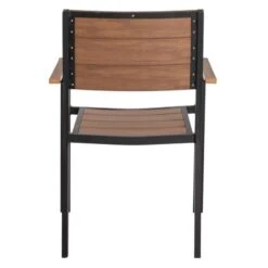 ΠΟΛΥΘΡΟΝΑ ΑΛΟΥΜΙΝΙΟΥ SAGA ΜΑΥΡΗ ΜΕ POLYWOOD HM5127.03 56x55x85,5Yεκ. -Vougioukas polithrona aloiminioi saga mairi me polywood hm5127 03 56 55 855yek 1 5