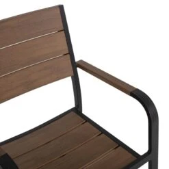 ΠΟΛΥΘΡΟΝΑ ΑΛΟΥΜΙΝΙΟΥ SAGA ΜΑΥΡΗ ΜΕ POLYWOOD HM5127.03 56x55x85,5Yεκ. -Vougioukas polithrona aloiminioi saga mairi me polywood hm5127 03 56 55 855yek 1 7