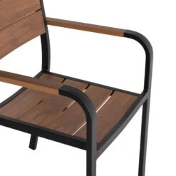 ΠΟΛΥΘΡΟΝΑ ΑΛΟΥΜΙΝΙΟΥ SAGA ΜΑΥΡΗ ΜΕ POLYWOOD HM5127.03 56x55x85,5Yεκ. -Vougioukas polithrona aloiminioi saga mairi me polywood hm5127 03 56 55 855yek 1 8