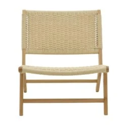Πολυθρόνα Filippo Pakoworld ξύλο οξιάς φυσικό-έδρα χρώμα φυσικό σχοινί 68x72x74εκ -Vougioukas polithrona filippo pakoworld ksilo oksias phisiko ethra chroma phisiko schoini 68 72 74ek 3