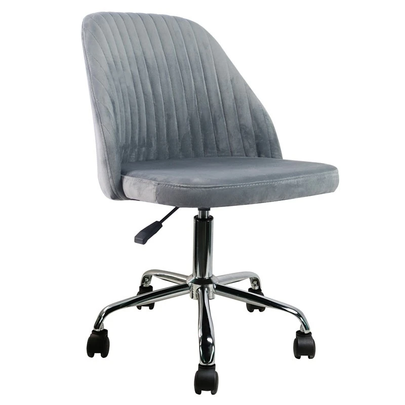 Irina Πολυθρόνα Γραφείου Ύφασμα Βελούδο 50x54x82/92εκ 2 Irina Πολυθρόνα Γραφείου Ύφασμα Βελούδο 50x54x82/92εκ - Image 2