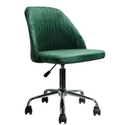 Irina Πολυθρόνα Γραφείου Ύφασμα Βελούδο 50x54x82/92εκ 5 Irina Πολυθρόνα Γραφείου Ύφασμα Βελούδο 50x54x82/92εκ -Vougioukas polithrona grafeiou paidiki velure 2