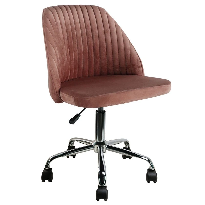 Irina Πολυθρόνα Γραφείου Ύφασμα Βελούδο 50x54x82/92εκ 1 Irina Πολυθρόνα Γραφείου Ύφασμα Βελούδο 50x54x82/92εκ