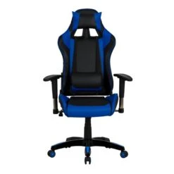 ΠΟΛΥΘΡΟΝΑ ΓΡΑΦΕΙΟΥ GAMING ZAYN HM1056.08 ΜΑΥΡΟ-ΜΠΛΕ PU 67x70x134 Cm -Vougioukas polithrona grapheioi gaming zayn hm1056 08 mairo mple pu 67 70 134 cm 2