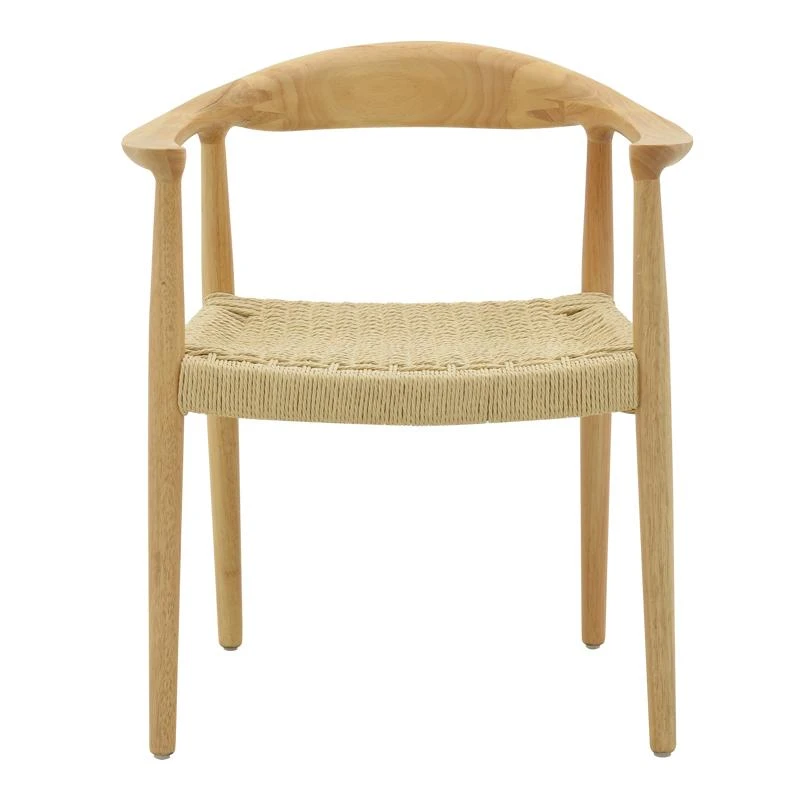 Πολυθρόνα Juvan Pakoworld φυσικό Rubberwood 64x53x77εκ 4 Πολυθρόνα Juvan Pakoworld φυσικό Rubberwood 64x53x77εκ - Image 4