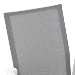 Πολυθρόνα κήπου Dashiellpakoworld αλουμίνιο λευκόtextilene γκρι 71x58x94εκ -Vougioukas polithrona kipoi dashiell pakoworld aloiminio leiko te tilene gkri 71 58 94ek 4