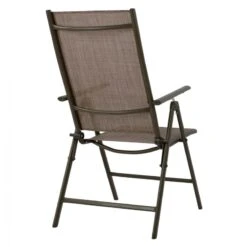 ΠΟΛΥΘΡΟΝΑ ZURI7ΘΕΣΕΩΝ ΠΤΥΣ/ΝΗ ΜΕΤΑΛΛΙΚΗ ΚΑΦΕ ME ΚΑΦΕ TEXTILENE HM5700.02 55x70x103Υ εκ. -Vougioukas polithrona kipou 3