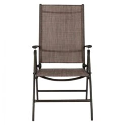 ΠΟΛΥΘΡΟΝΑ ZURI7ΘΕΣΕΩΝ ΠΤΥΣ/ΝΗ ΜΕΤΑΛΛΙΚΗ ΚΑΦΕ ME ΚΑΦΕ TEXTILENE HM5700.02 55x70x103Υ εκ. -Vougioukas polithrona kipou 5