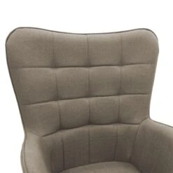 Πολυθρόνα Maddison με υποπόδιο-μαξιλάρι Pakoworld ύφασμα μπεζ-φυσικό 68x72x98εκ -Vougioukas polithrona maddison me ipopothio maksilari pakoworld iphasma mpez phisiko 68 72 98ek 4