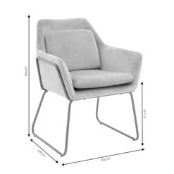 Πολυθρόνα Mira Pakoworld βελούδο ανθρακί-μαύρο 65x69x86εκ -Vougioukas polithrona mira pakoworld veloitho anthraki mairo 65 69 86ek 7